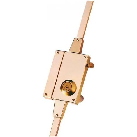 Tesa TS 300 serratura multipunto in acciaio dorato 53 mm