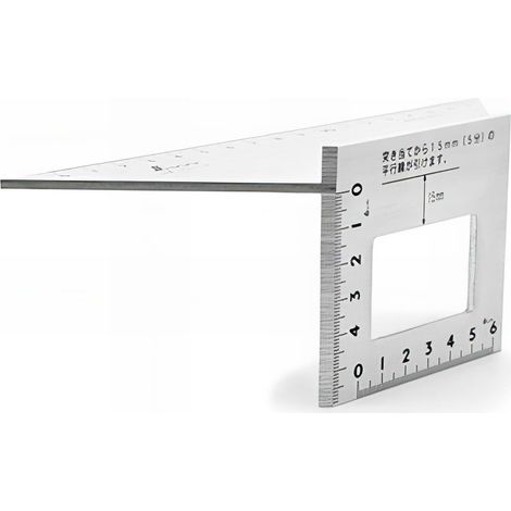 Equerre japonnaise 200 x 63 mm à 45 et 135° Shinwa - MFLS - MESU62114