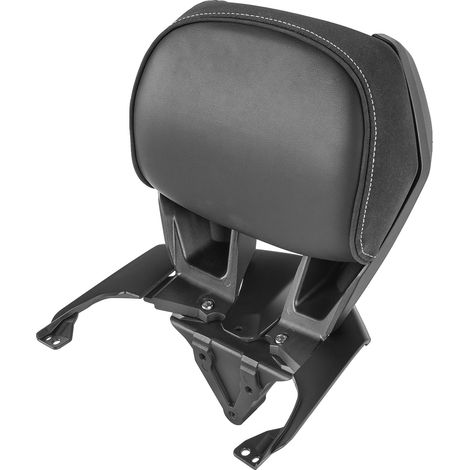 Schienale per passeggero moto, comfort migliorato, facile installazione, nero (1/2)