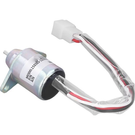 Magnetventil zur Kraftstoffabschaltung für Baggermotoren des Hyundai R55 (1/5)