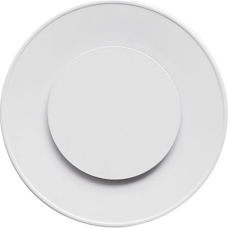 Anémostat Rond - Diamètre 125 Mm - Cadre En Métal Blanc - Anémostat - Ventilation (1/5)