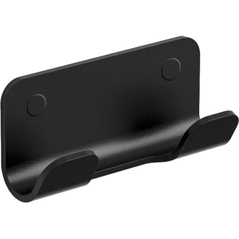 Lineabeta - Doppelter Saeta-Kleiderbügel aus schwarzem Aluminium (1/2)