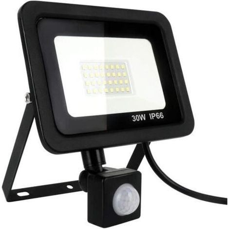 30w Outdoor LED Floodlight Motion Sensor Powerful LED Spotlight, 6000k, Security Lighting for Garden Garage (1/4)