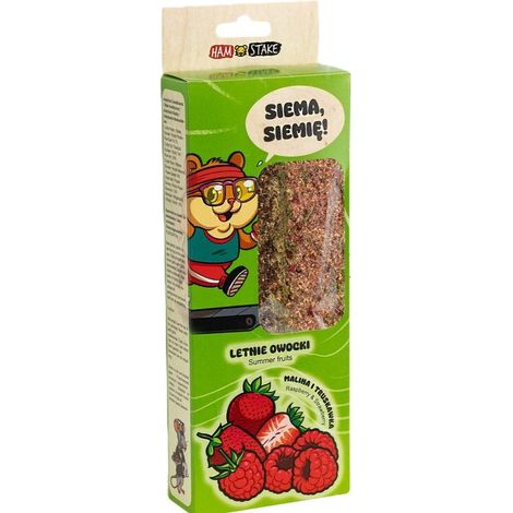 Estaca de jamón  Palo para roedores y conejos - Frutas de verano (1/2)