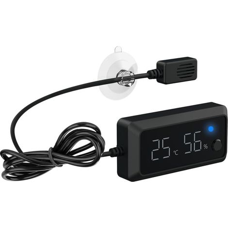 Thermomètre et Hygromètre pour Reptiles,Mini Thermomètres LCD,Jauge de Température D'humidité Incubateur Reptiles,Aquarium,Volaille,Bureau,Salon - (1/5)