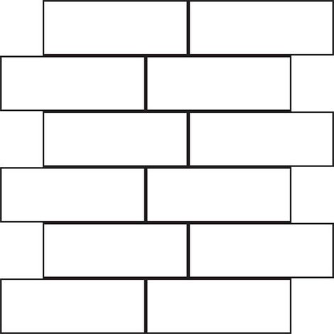 10 autocollants muraux adhésifs en forme de brique blanche pour cuisine, résistants aux graisses. (1/5)