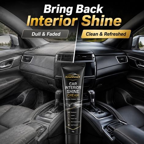 KineShineX Automotive Interior Refurbishing Polish eignet sich für matte Oberflächen auf Sitzen, Leder, Mittelkonsole und Kunststoffverkleidungen. (1/5)