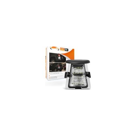Eclairage plaque LED - Jeep Wrangler JK 2007 à 2018 - Plaque d'immatriculation LED CANBUS Sans erreur