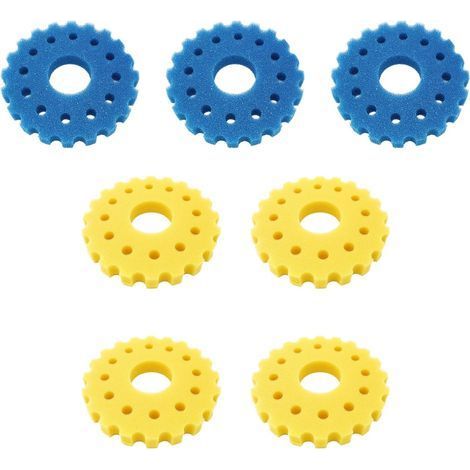 Lot de 7 éponges filtrantes CPF et CPA30000 compatibles avec filtre de bassin SunSun Éponge filtrante haute efficacité Éponge biochimique facile à remplacer
