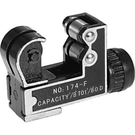 Coupe-tubes portable miniature réglable de 3 à 28 mm pour tuyaux en cuivre, aluminium et plastique (1/5)