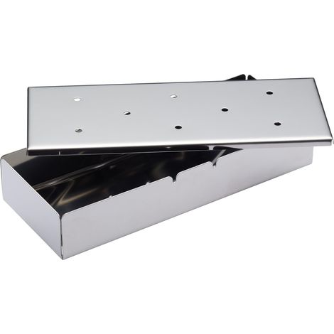 1 Boîte À Fumer Inox Pour Barbecue, 8 Trous De Fumée, Acier Inoxydable Robuste, Pour Viande Et Légumes (1/4)