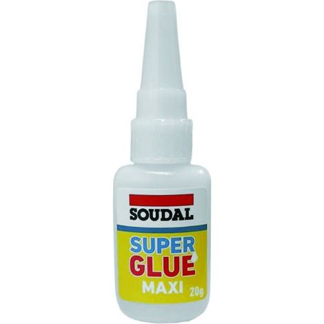 Soudal COLLA ''CYANOFIX SUPERGLUE MAXI'' gr.20 , pz.12 - 1 Confezione