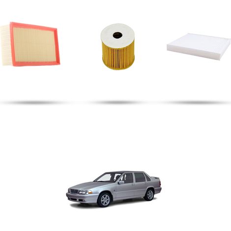 Kit tagliando 3 filtri compatibile con Volvo S70 2.4 20v 125kw dal 1997 (1/5)