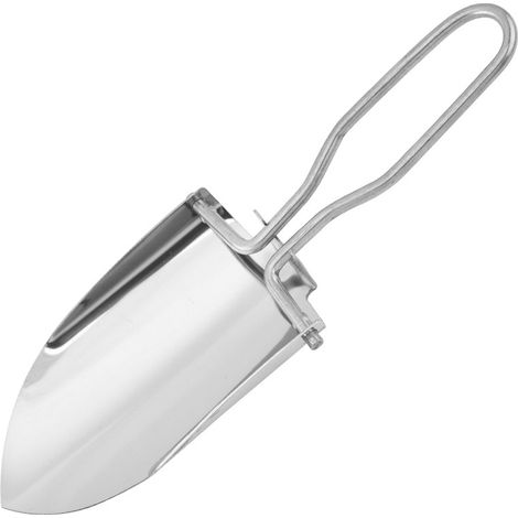 Folding Shovel, 2Pcs Gardening Tools, Stainless Steel Garden Shovel, Gardening Transplanters with 2 (1/5)