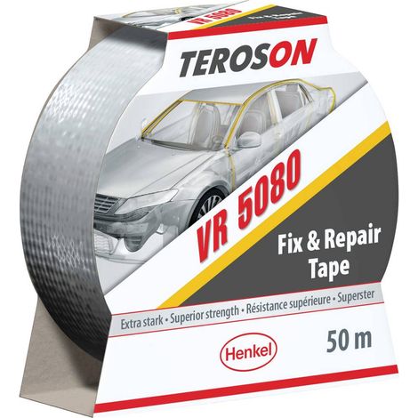 Teroson VR 5080 50M EGFD 801378 Nastro adesivo Grigio (L x L) 50 m x 50 mm 50 m