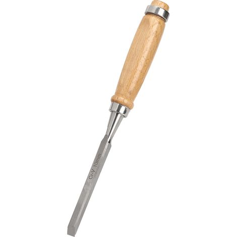 Ciseau à bois de 10 mm (0,39 po) en acier Cr V, outil de menuiserie (1/5)