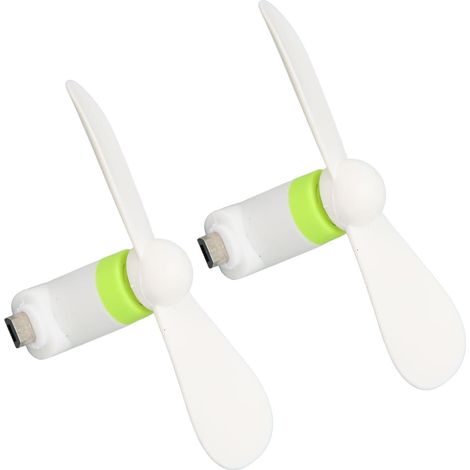Mini Ventilateur de Téléphone 2 en 1 USB Lame Amovible (1/5)