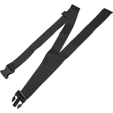 Sangle de bagage multifonction en nylon résistant à l'usure et durable, avec système de verrouillage sécurisé pour siège auto et poussette, noir (1/5)