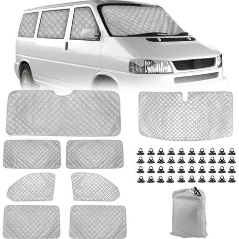 Sonnenschutz Set für VW T4 LWB 8-teilig mit Aufbewahrungstasche (1/5)