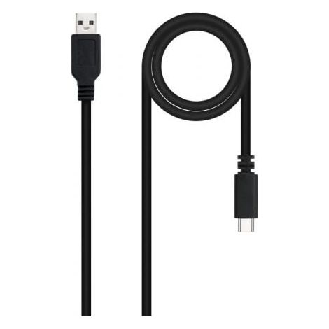 Cable USB NANOCABLE 10.01.2101-L150 Negro 1,5 m