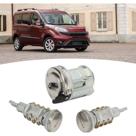 Kit de verrouillage de porte et de contacteur d'allumage pour Fiat Doblo MK2 et Vauxhall Combo D. (1/5)