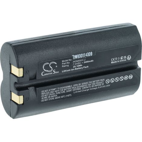 vhbw Akku kompatibel mit Mannesmann / D2 4025, 5021 Barcodescanner POS (3400 mAh, 7,4 V, Li-Ion)