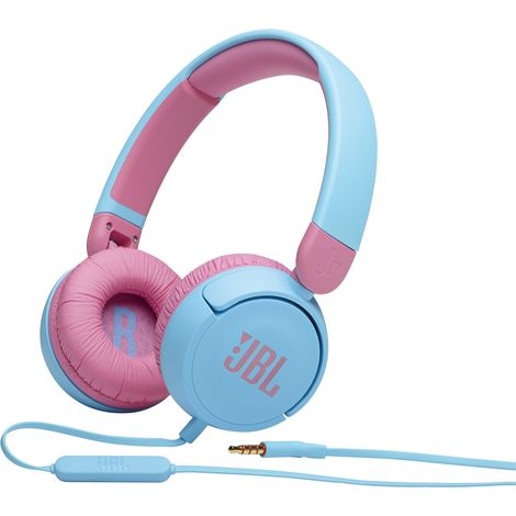 JBL JR310 Kopfhörer Verkabelt Kopfband Musik Blau (1/4)