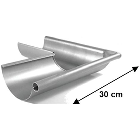 Staffa esterna semitonda saldata AMELUX - rame - dev.25 - 51359 (1/3)