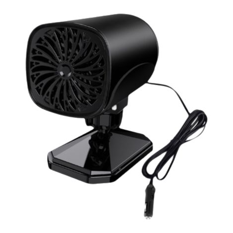 Désembueur De Pare-Brise - Chauffage Automobile 12 V 120 W - Rotation 360 ° - Pour Voiture - 1 Pièce (1/5)