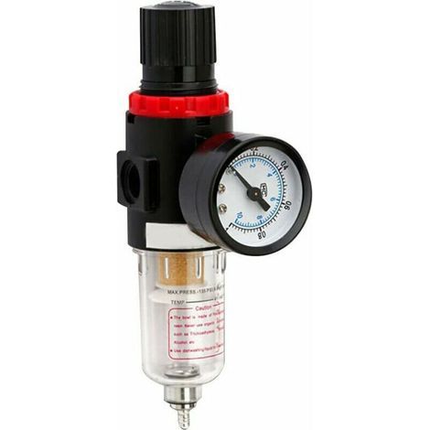 Regolatore del filtro dell'aria, separatore acqua/compressore, separatore olio/acqua, filtro olio/acqua per compressore, utilizzato per filtrare l'umidità e proteggere gli utensili (1/4)