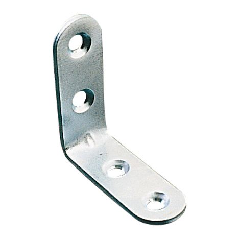 Équerre de chaise acier zingué 30x30 – Section 15x2 – Vendu à l'unité – Pour fixation robuste et durable – Serfa