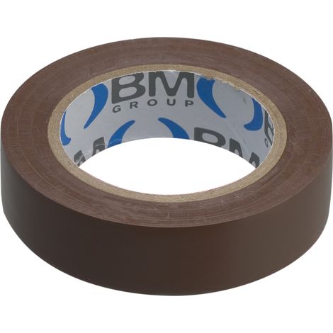Cinta aislante eléctrica de 10 m x 15 mm, color marrón - BE ESB1510MA (1/3)