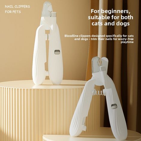 LED Nagelknipser mit Feile für Katzen und Hunde für Anfänger Leuchtet die Vene Weiß (1/5)