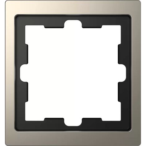 D-Life Metallrahmen, 1-fach, Nickelmetallic (1/2)
