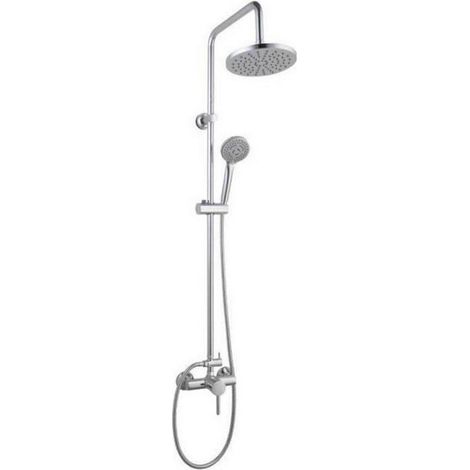 Rousseau Timaru Duschsäule verchromt 110 cm Edelstahl