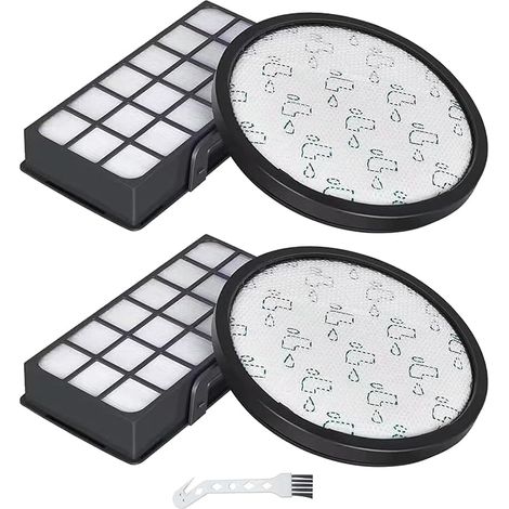Filtres HEPA de remplacement compatibles avec les aspirateurs Rowenta Silence Force Cyclonic 4AAAA RO7611EA, RO7623EA, RO7634EA, RO7647EA, RO7663EA, RO7676EA, RO7681EA, ensemble de filtres de remplace (1/4)