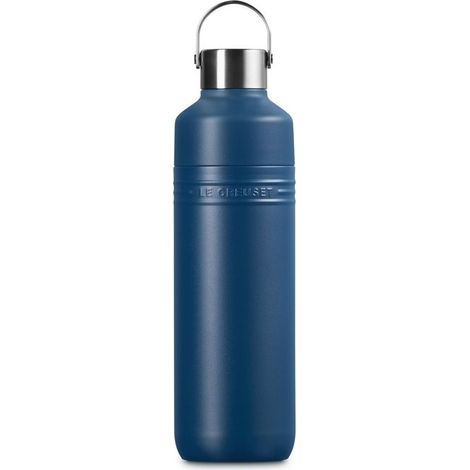 Le Creuset 41068126420001 On The Go Contenitore Termico Doppia Parete Isolante Sottovuoto con Strato di Rame Base in Silicone Antiscivolo Design Salvagoccia Facile da Pulire con Guarnizioni Rimovibili