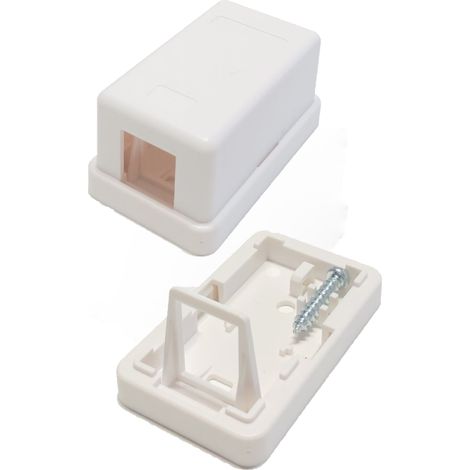 Alloggiamento per montaggio a superficie per 1 modulo Keystone Snap-In (1/3)