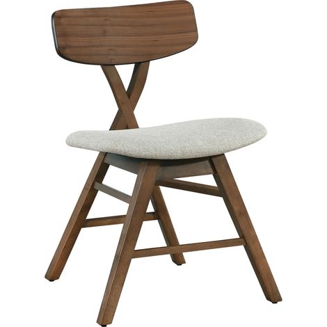 Selsey Loomens – Silla de madera, marrón / beige