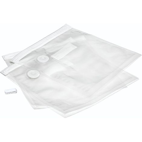 Laica VT3522 Confezione da 20 Sacchetti riutilizzabili sottovuoto per alimenti, confezione da 10 sacchetti formato 20x23 cm e 10 sacchetti formato 26x35 cm (1/5)