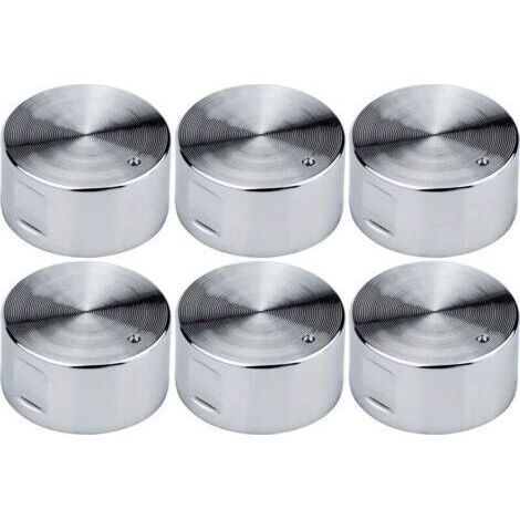 6 pièces 6mm boutons de cuisinière à gaz universel cuisinière four plaque de cuisson interrupteur de commande boutons de commande interrupteur de four boutons de commande de Surface de cuisson (1/4)
