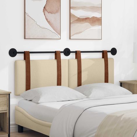Hängevorderseite Wandmontiert Creme 130 x 55 x 5 cm Antikes PU