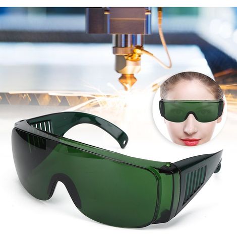 Lunettes de Protection Laser BACHIN, Filtre Vert pour Équipement Industriel et Sécurité Oculaire (1/5)