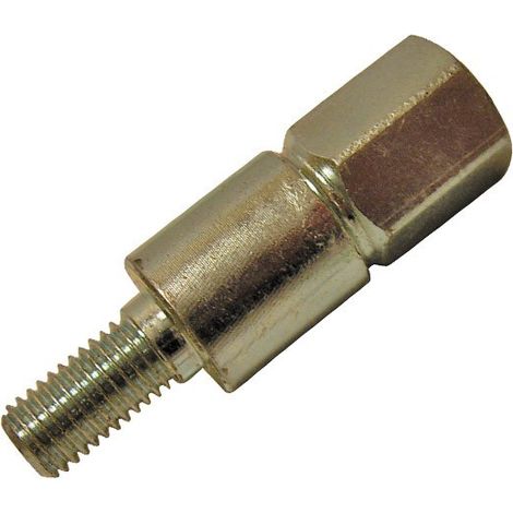 Insert métallique carré de 6 mm pour renvoi d'angle universel de débroussailleuses