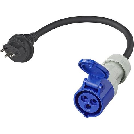 Cavo adattatore 40cm 3x2,5mm² da spina svizzera a CEE (1/5)