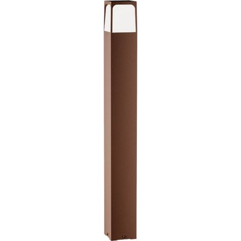 Lampioncino classico gea led ges2023 e27 led ip44 alluminio policarbonato bollard