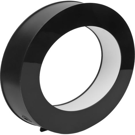 Globe magnétique de 3,5 pouces avec lumière LED et carte du monde magnétique, idéal pour la décoration de bureau à la maison ou au bureau, prise européenne standard noire 100-240 V.