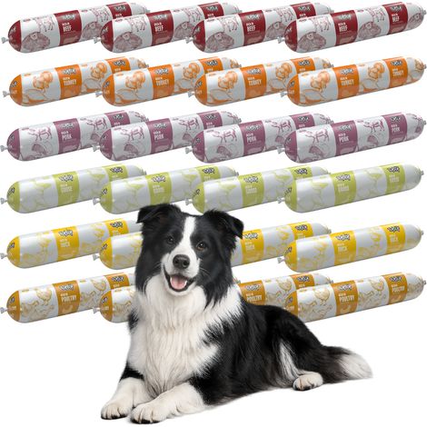 Alimento umido per cani TufTuf, barretta gusto misto, 29x900g, confezione completa. (1/5)