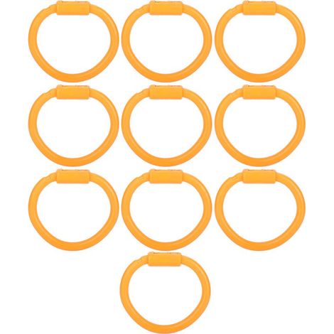 Lot de 10 anneaux nasaux en nylon pour bovins et équipements d'élevage (1/5)