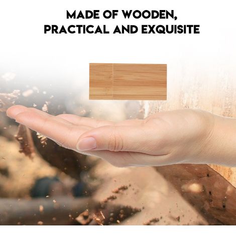 Clé USB 2.0 en forme de bloc de bois créatif, 8 Go (1/5)